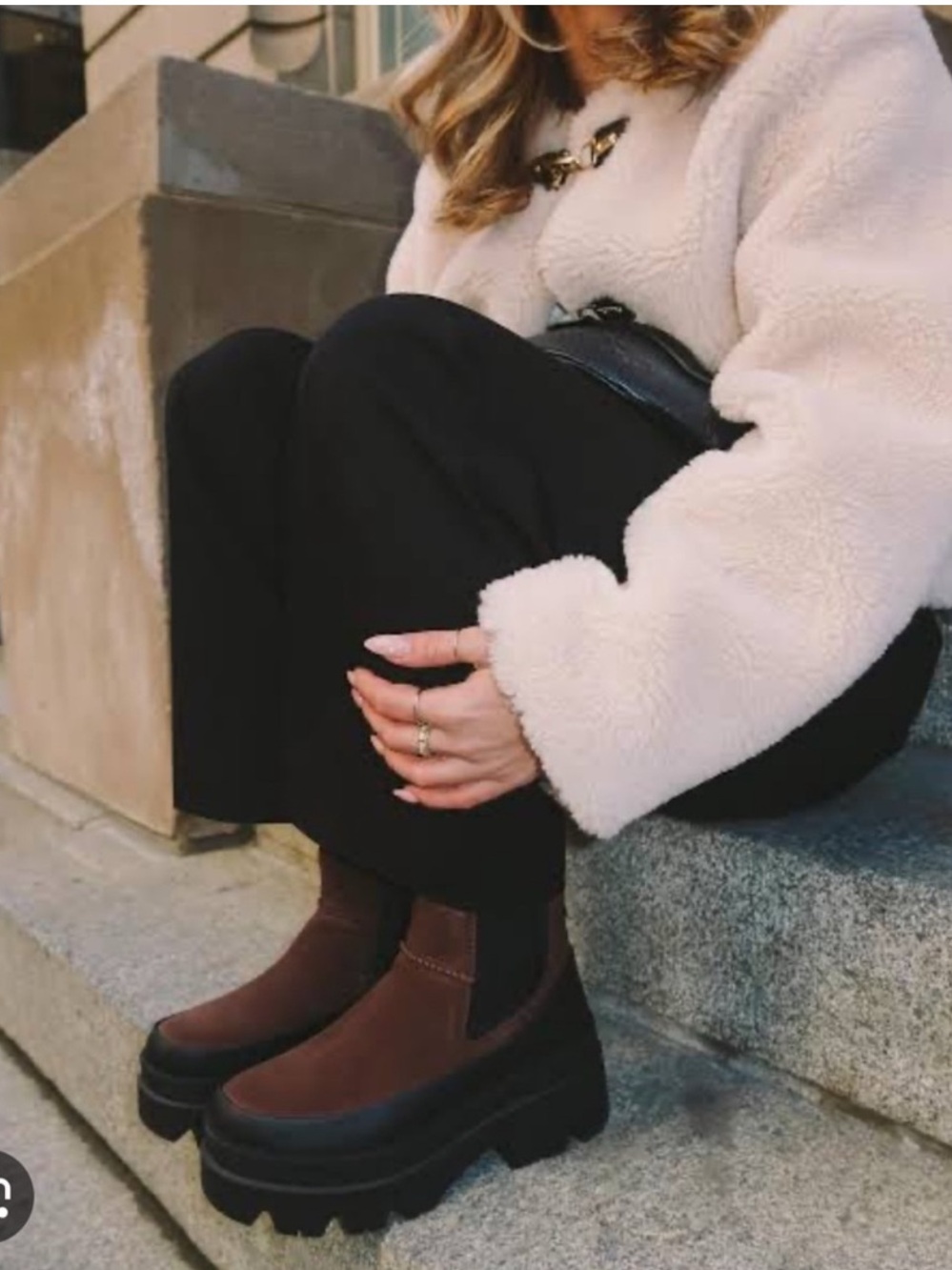 UGG Brown Brisbane Chelsea Boots Size 8